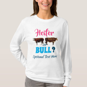 Gender-Darstellung im Stile der Heifer Landwirtsch T-Shirt