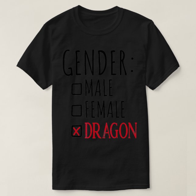 Gender Dragon T-Shirt (Design vorne)