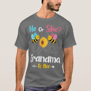 Gender-Enthüllung: Er oder sie Oma, um Baby Announ T-Shirt