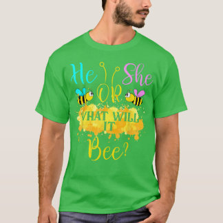 Gender-Enthüllung, was er oder sie sein wird T-Shirt
