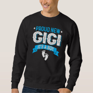 Gender Family Reveal Proud New Gigi Es ist ein Jun Sweatshirt