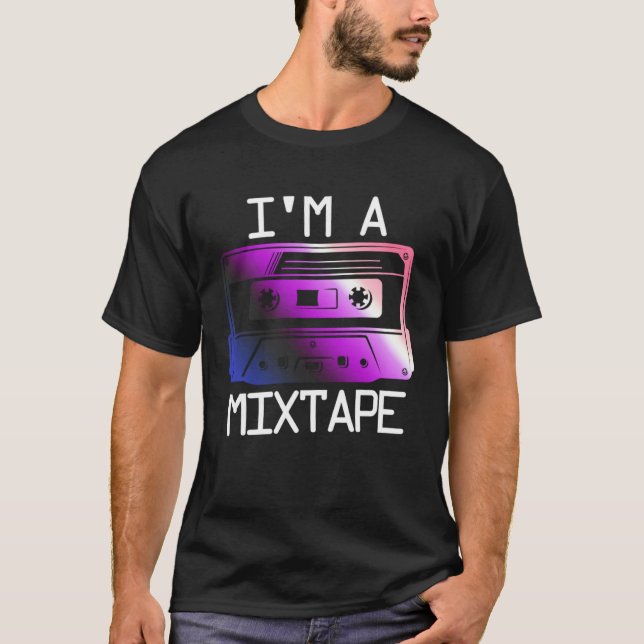 Gender Fluid Cassette Non Binary Neutral Pride Im  T-Shirt (Vorderseite)