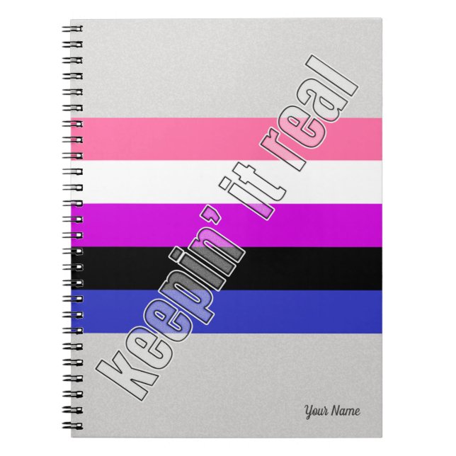 Gender Fluid Pride Notebook Notizblock (Vorderseite)
