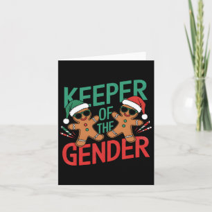 Gender-Lebkuchen-Bewahrer der Geschlechtskrankheit Karte
