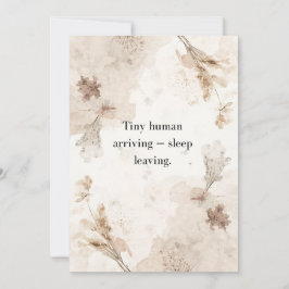 Gender Neutral Baby Shower Invitation Card Einladung