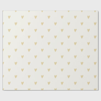 Gender Neutral Gift Wrap | Sand Hearts Geschenkpapier