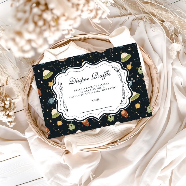 Gender Neutral Planet Diapper Raffle Begleitkarte (Von Creator hochgeladen)