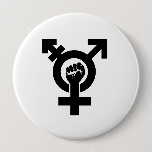 Gender Resistance Symbol - - - - Button (Vorderseite)