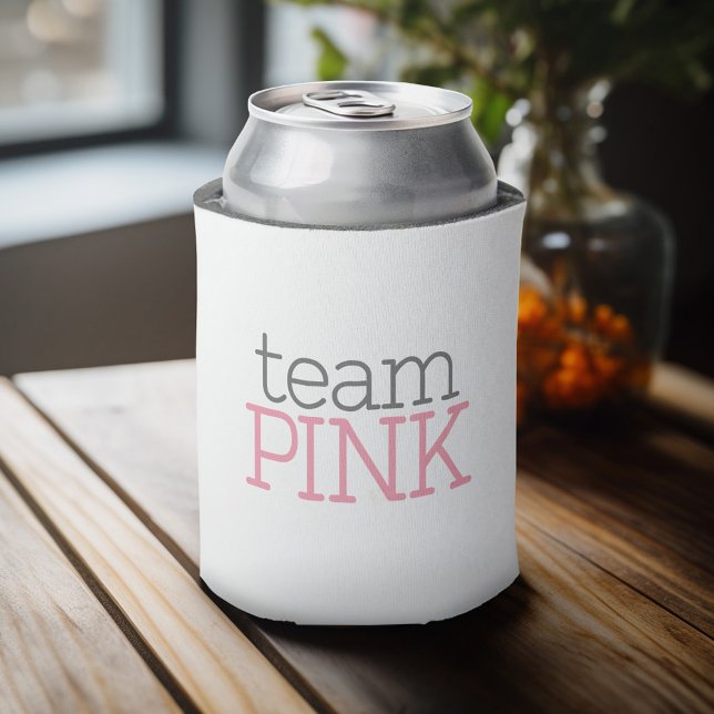 Gender Reveal Baby Shower - Team Blue Dosenkühler (Personalized Can Cooler - Add Custom Text or Name)