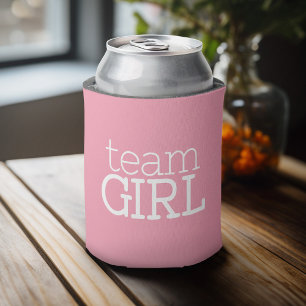 Gender Reveal Baby Shower - Team Pink Girl Dosenkühler