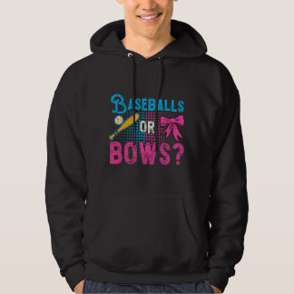 Gender Reveal Baseball Quote for a Baseball Family Hoodie
