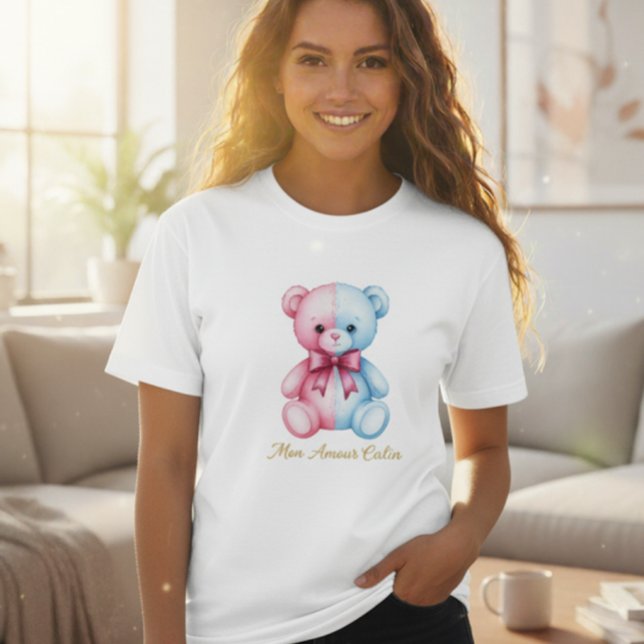 Gender Reveal Bear T-Shirt (Von Creator hochgeladen)