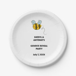 Gender Reveal Bee Party Pappteller