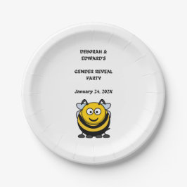Gender Reveal Bee Party Pappteller