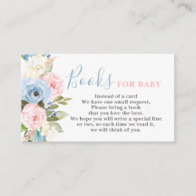 Gender Reveal Books for Baby Enclosure Card