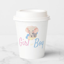 Gender Reveal Boy or Girl? Pappbecher