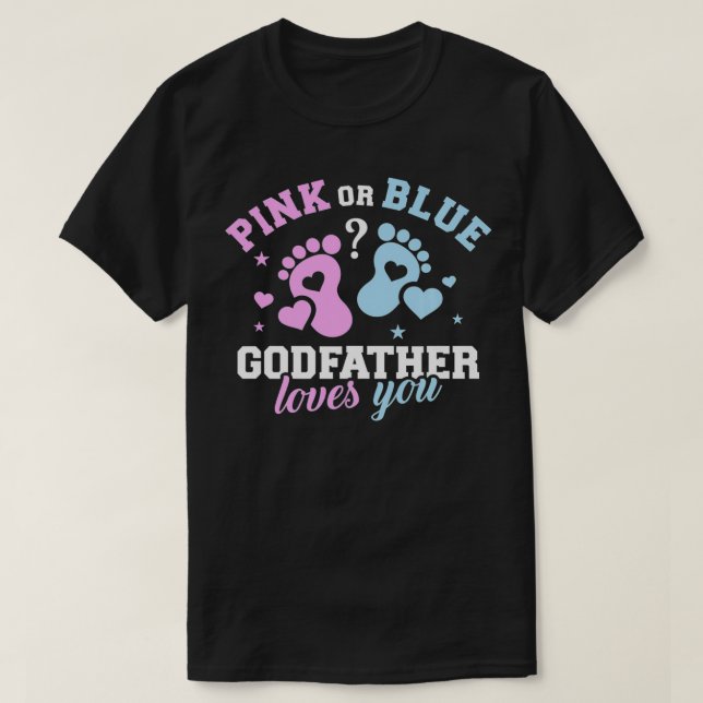 Gender reveal godfather Premium T-Shirt (Design vorne)