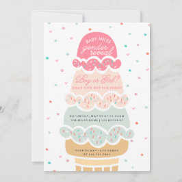 GENDER REVEAL - hier ist das Party aus Bruteis Einladung