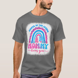 Gender Reveal Keeper der Gender Mommy Lieben Sie T-Shirt