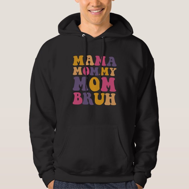 Gender Reveal Mommy 1st Mothers Day Ideas For Wome Hoodie (Vorderseite)