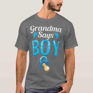 Gender Reveal Oma sagt Boy Future Großmutter T-Shirt