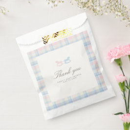 Gender Reveal Pink Blue Teddy Bear Favor Bags Geschenktütchen