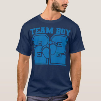 Gender Reveal Team Boy 2022 Matching Baby Party Bl T-Shirt