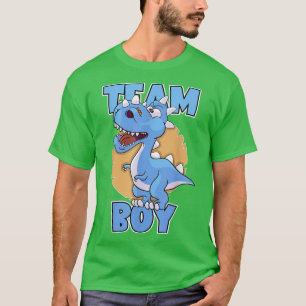 Gender Reveal Team Boy Dinosaur Team Boy Celebrati T-Shirt
