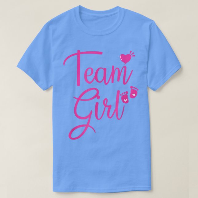 Gender Reveal Team Girl Pink 537 T-Shirt (Design vorne)