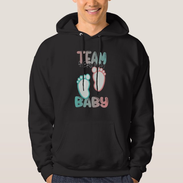 Gender Reveal Team Healthy Baby Boy Girl Doesnt Ma Hoodie (Vorderseite)