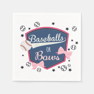 Genderdarstellung im Baseball oder bei Missbildung Serviette