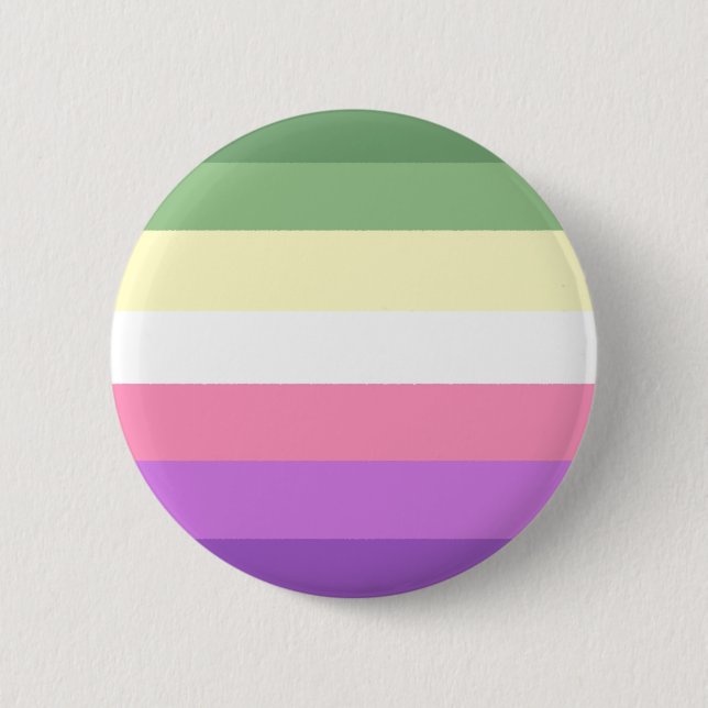 Genderfae pride button (Vorderseite)