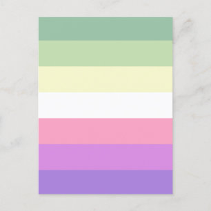 Genderfae Pride Flag  Postkarte