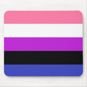 Genderfluid-Flag Mousepad