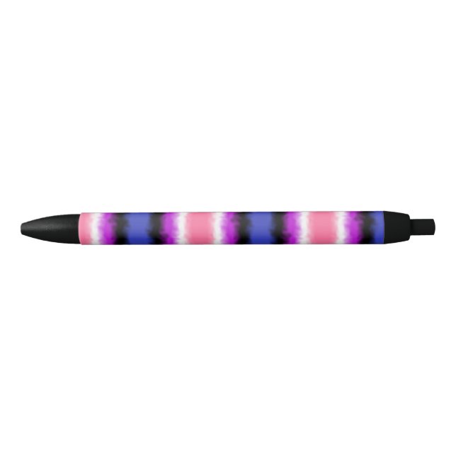 Genderfluid Flag Stift Stift Stift (Vorderseite)