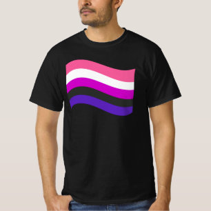 GENDERFLUID FLAG WAVING T - Shirt