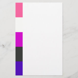 Genderfluid Flagge Briefpapier