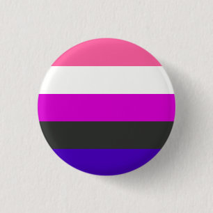 Genderfluid Flagge Button