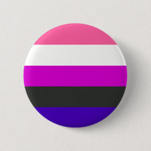 Genderfluid Flagge Button