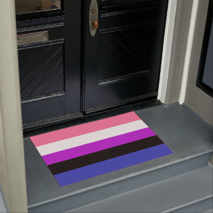 Genderfluid-Flagge Türmatte