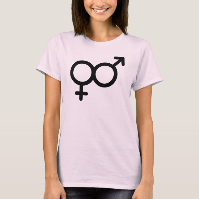 GENDERFLUID-FLAGSYMBOL-T - Shirt (Vorderseite)