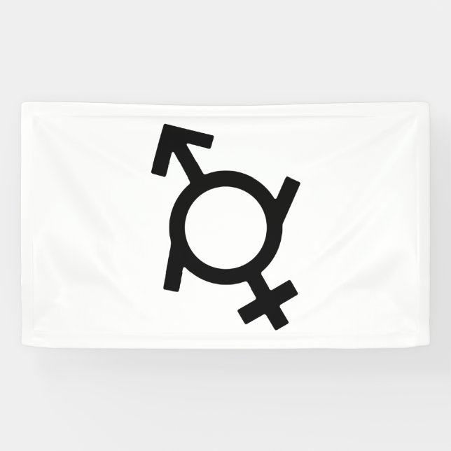 Genderfluid Gender Symbol Banner (Horizontal)