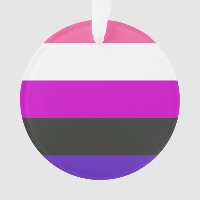 Genderfluid Ornament (Vorderseite)