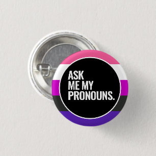 Genderfluid Stolz Button