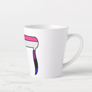 Genderfluid-Stolz-Flagge Chai Milchtasse