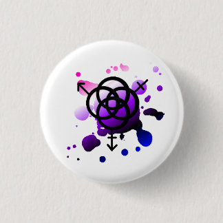 Genderfluid Stolz-Knotenknopf Button