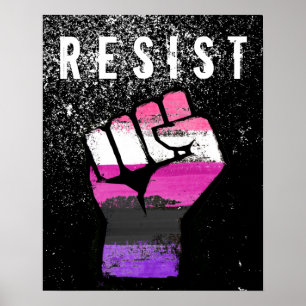 Genderfluid Stolzfaust Poster