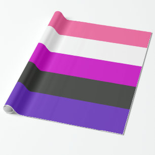 Genderfluid-Stolzflagge Geschenkpapier