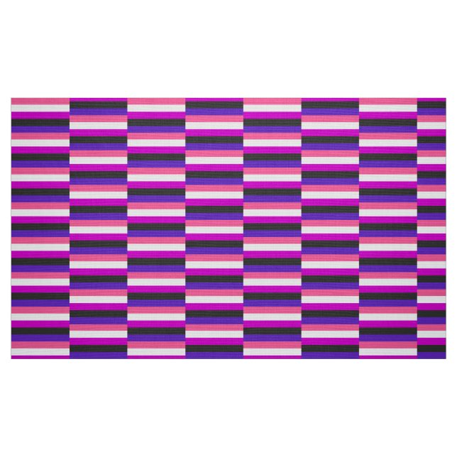 Genderfluid-Strichflagge Stoff (Fat Quarter (45,7 x 55,9 cm))