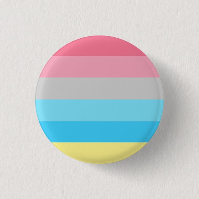 Genderflux Pride Flag Abzeichen Button (Vorderseite)